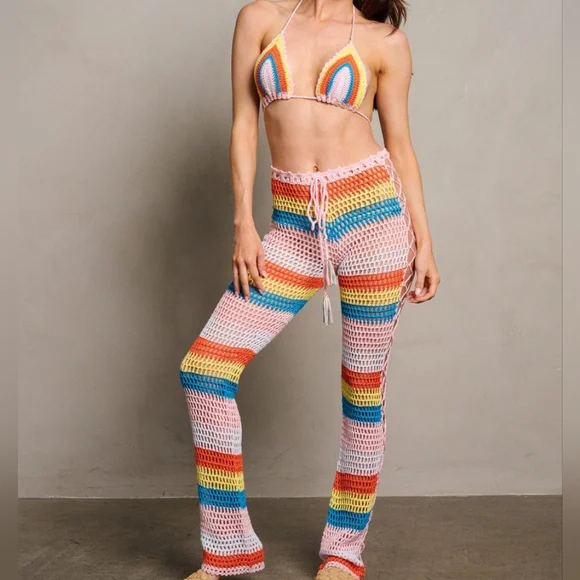 Two piece 💕bikini cover up beach time baby ⛱️ - Picture 5 of 7